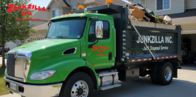 Green Junkzilla Inc junk removal truck